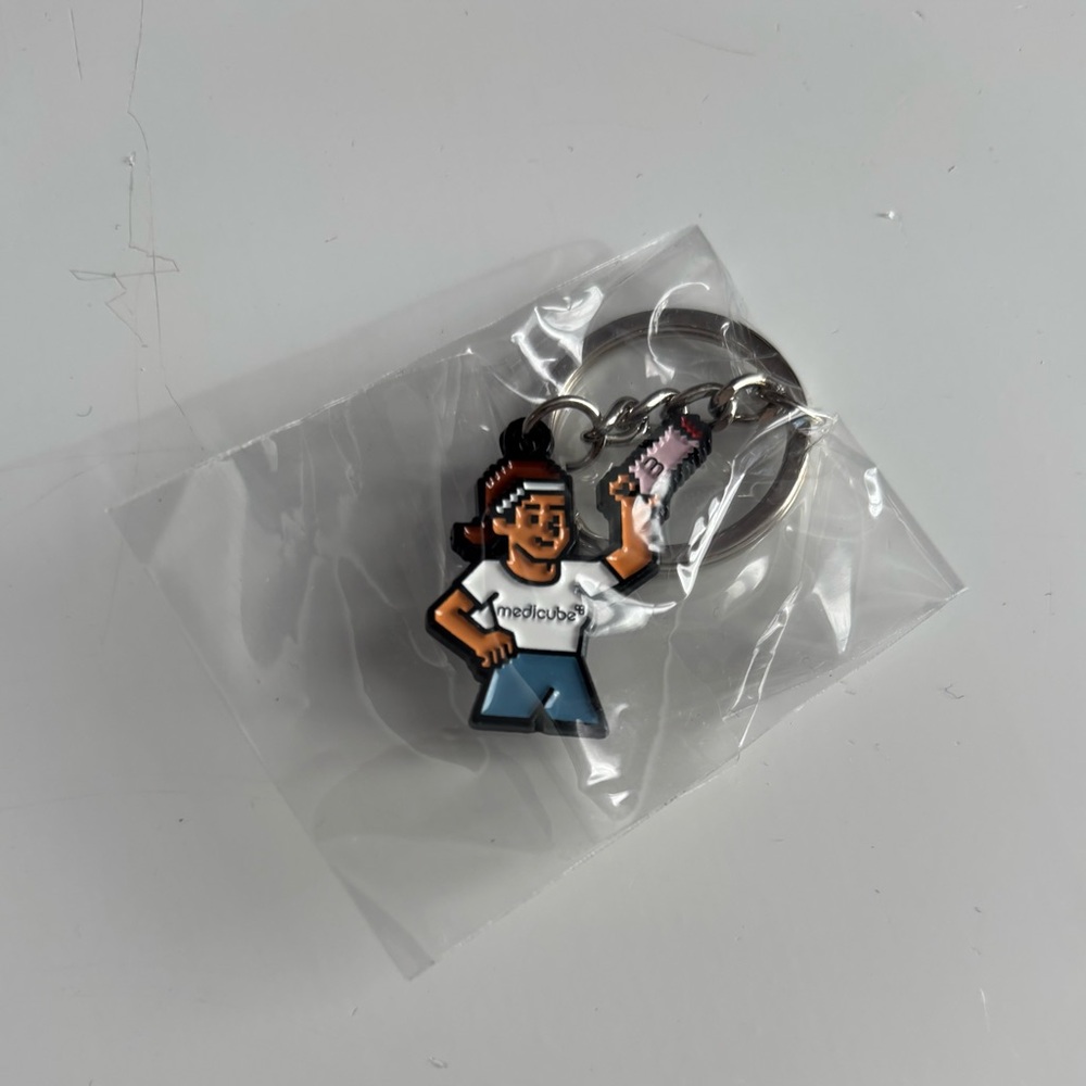 NWT Medicube Signature Collectible Keychain from NYC Popup Event